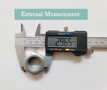 Digital Caliper,Electronic Digital Calipers, YKLSXKC 0-6" Calipers Measuring Tool, Stainless Steel Construction with Lar