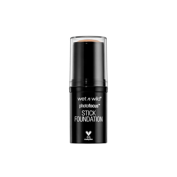 Wet N Wild Photo Focus Matte Foundation Stick Makeup, Shell Ivory | Vegan & Cruelty-Free