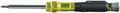 Klein Tools 32614 Multi-Bit Precision Screwdriver Set, 4-In-1 Electronics Pocket Screwdriver, Professional Phillips and Slotted Bits, EDC