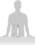 Bormioli Rocco Giara Bottle, 33.75 Oz, Clear