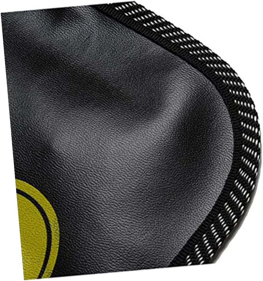 Reflexology Massage Mat for Foot and Leg Acupressure Pad for Health Care Black Foot Stone Mat for Relaxation