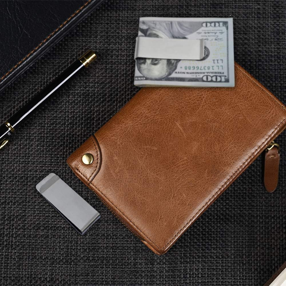 Stainless Steel Money Clips, Money & Cards Holder, Minimalism Wallet Clips, Super Slim & Durable, Pack of 6