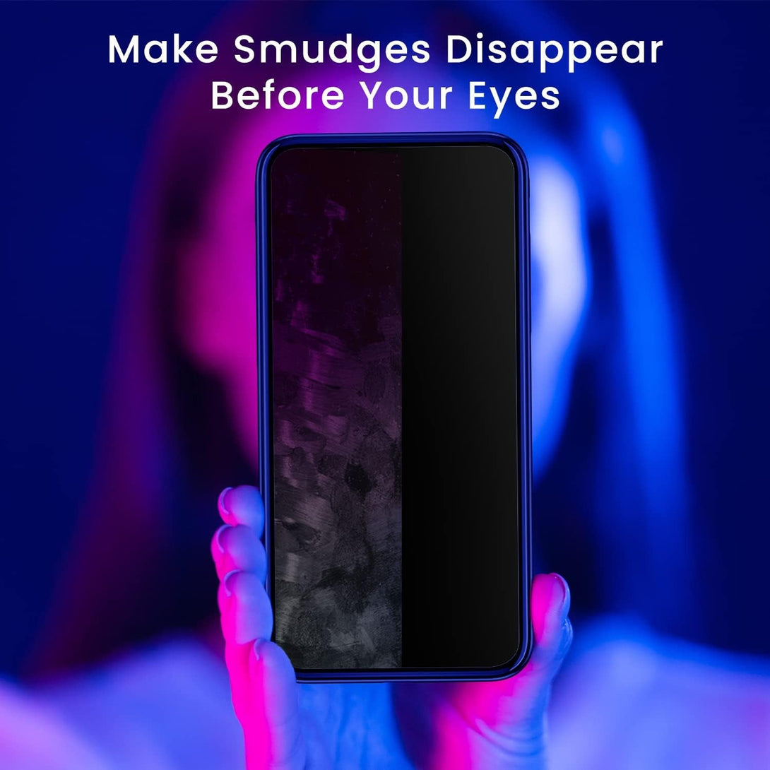 EVEO Screen Cleaner Spray and Wipe - 2-In-1 Car Screen Cleaner & Iphone Cleaner Touchscreen Mist Cleaner for Laptop, Computer, Macbook, Ipad and More - Streak-Free Shine - Grey