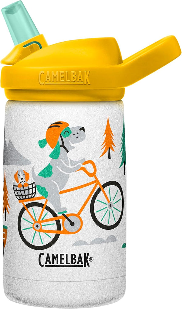 Camelbak Eddy+ Kids Bite Valve Straw Insulated Stainless Steel Water Bottle 12Oz