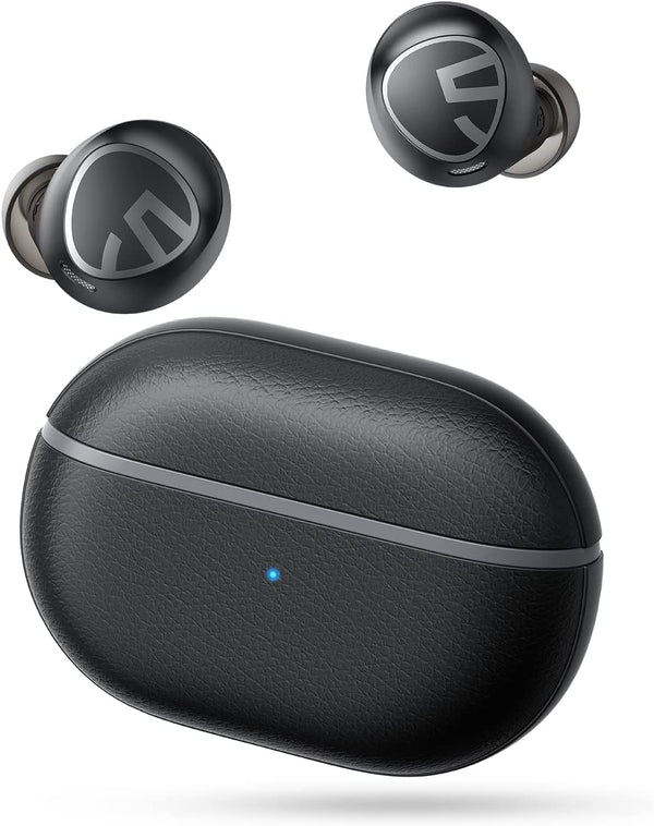 Soundpeats Free2 Classic Wireless in Ear Earbuds, 30Hrs Playtime Headphones, Bluetooth V5.1 Earphones, Built in Mic for Clear Calls, Touch Control, Single/Twin Mode, Stereo Sound
