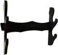 2 Tier Sword Holder Wall Mount Samurai Sword Rack Katana Wakizashi Display Stand Decorative Sword Hanger