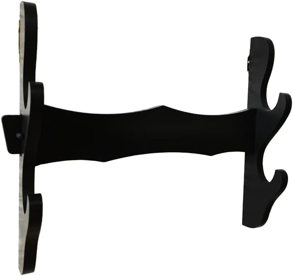 2 Tier Sword Holder Wall Mount Samurai Sword Rack Katana Wakizashi Display Stand Decorative Sword Hanger