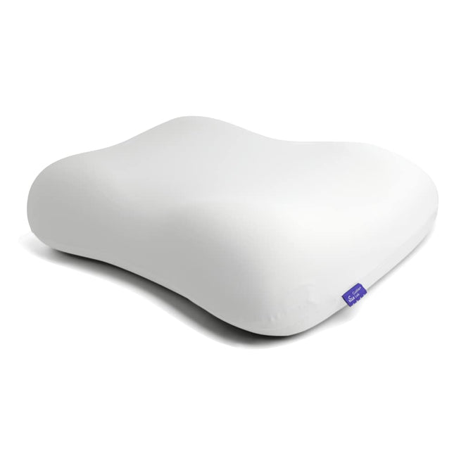 C CUSHION LAB Deep Sleep Pillow, Patented Ergonomic Contour Design for Side & Back Sleepers, Orthopedic Cervical Shape G