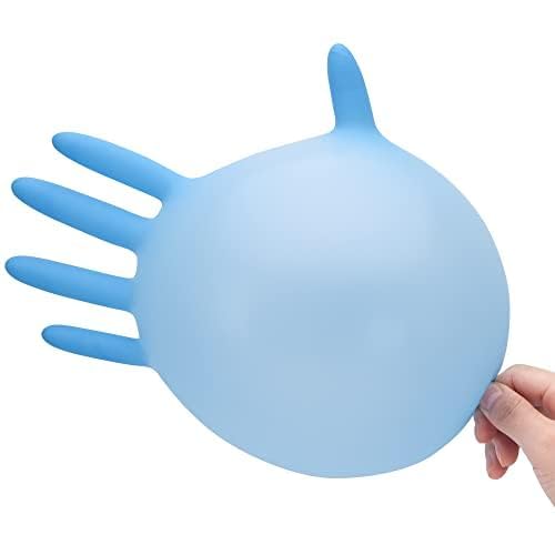 Disposable Nitrile Exam Gloves, Blue, Gloves Disposable Latex Free for Medical, Cleaning & Food Prep, 100-Ct