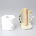 Paper Towel Holder with Sunflower Flower Decor, Resin Crafts Display for Kitchen Cafe Western Restaurant Cake Shop Dessert Shop.