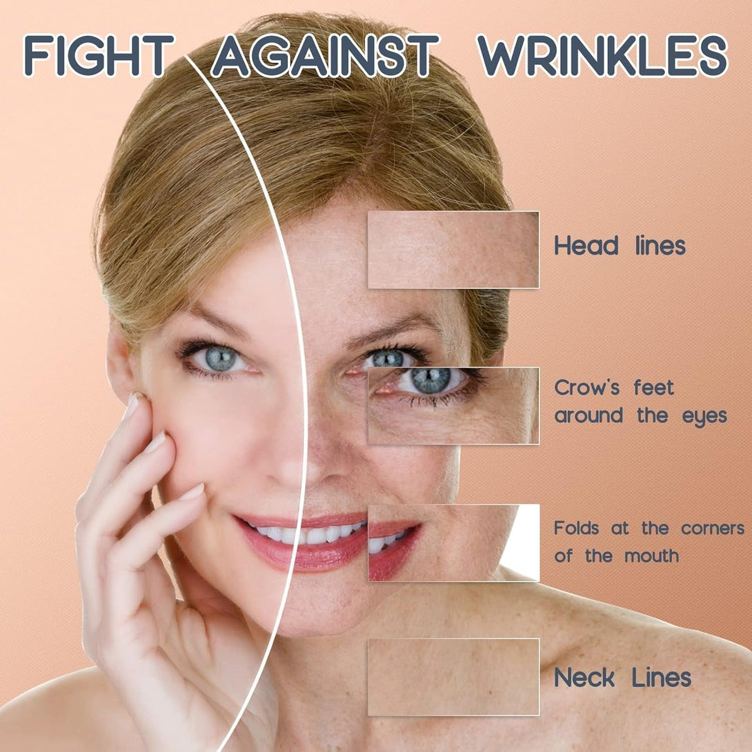 2 Rolls Facial Myofascial Face Lift Tape, Neck & Forehead Smooths Wrinkles, Unisex Anti-Wrinkle Patches for Firming and Tightening Skin