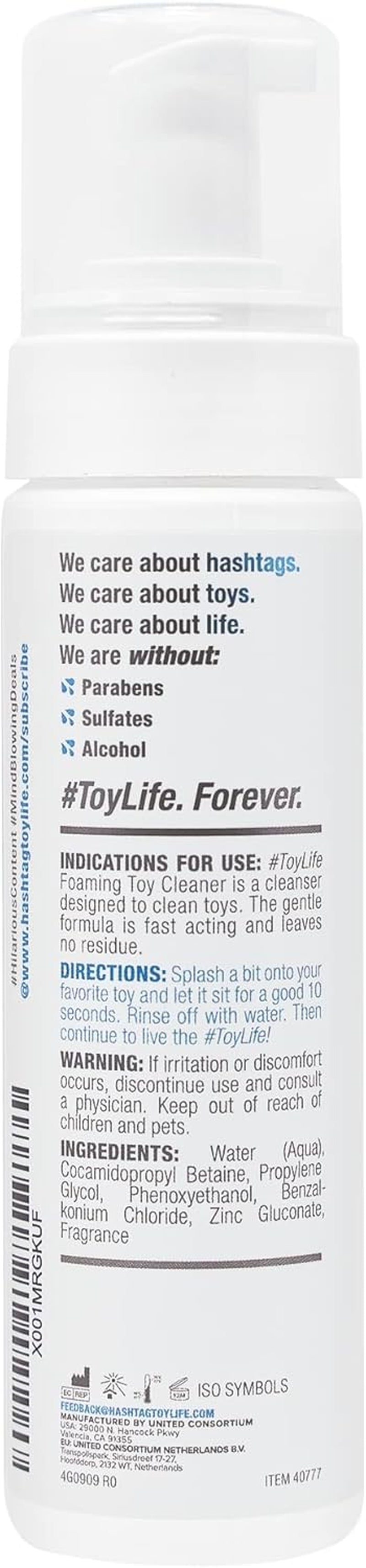 #Toylife Foaming Toy Cleaner, Easy to Use Dispenser, Measured Pump for Perfect Amount, 7 Fl Oz