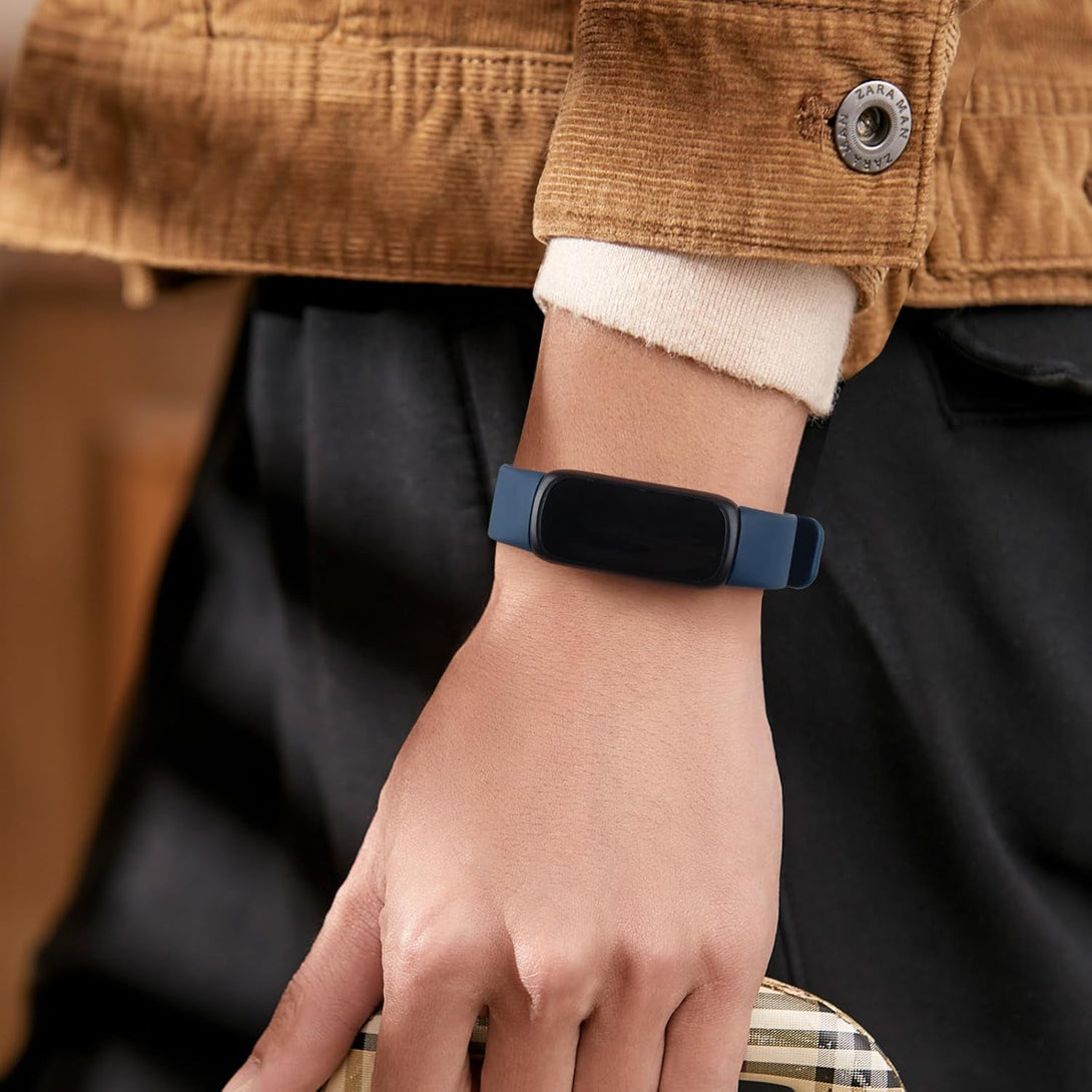 10 Pack Fitbit Inspire 3 Bands - Soft Silicone Adjustable Sport Replacement Straps for Women & Men