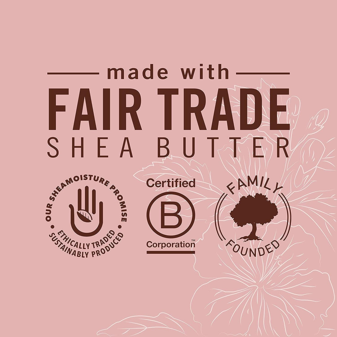 Sheamoisture Body Oil, Bath, and Massage for Dull Skin Coconut Oil and Hibiscus for Glowing Skin 8 Oz