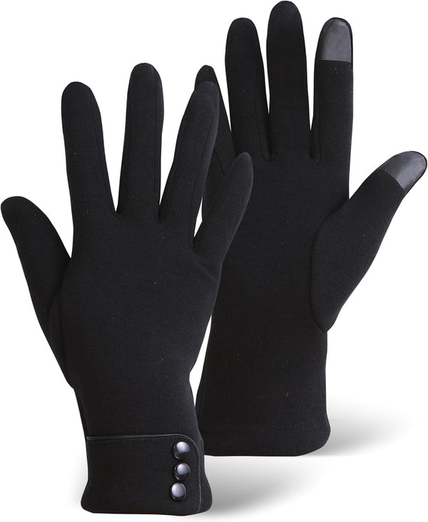Brook + Bay Women'S Cold Weather Gloves - Touchscreen Fleece Gloves for Texting