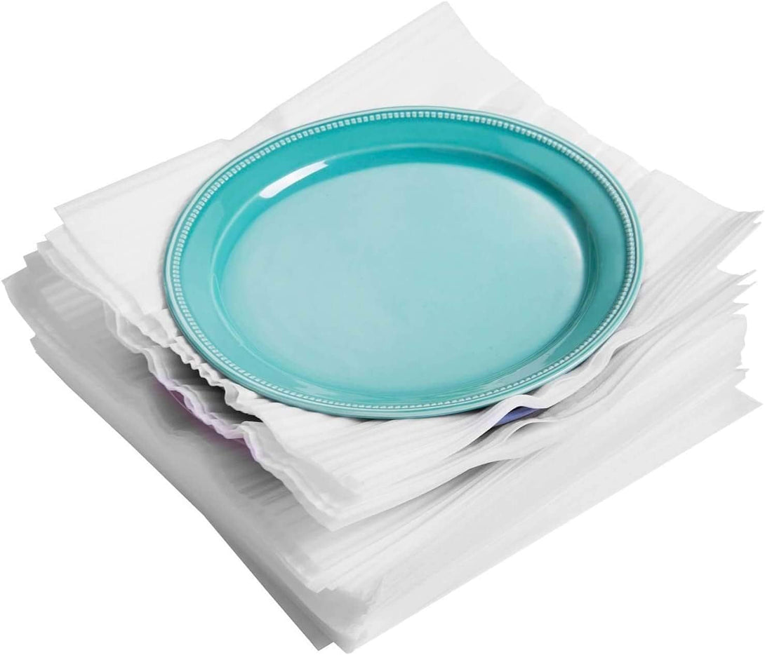 100 Cushion Foam Pouches & Sheets, Moving Foam Wrap Pouches, Protect Mug, Cup, Glasses, China, and Dishes, Packing Supplies, Packing Cushioning Supplies for Moving