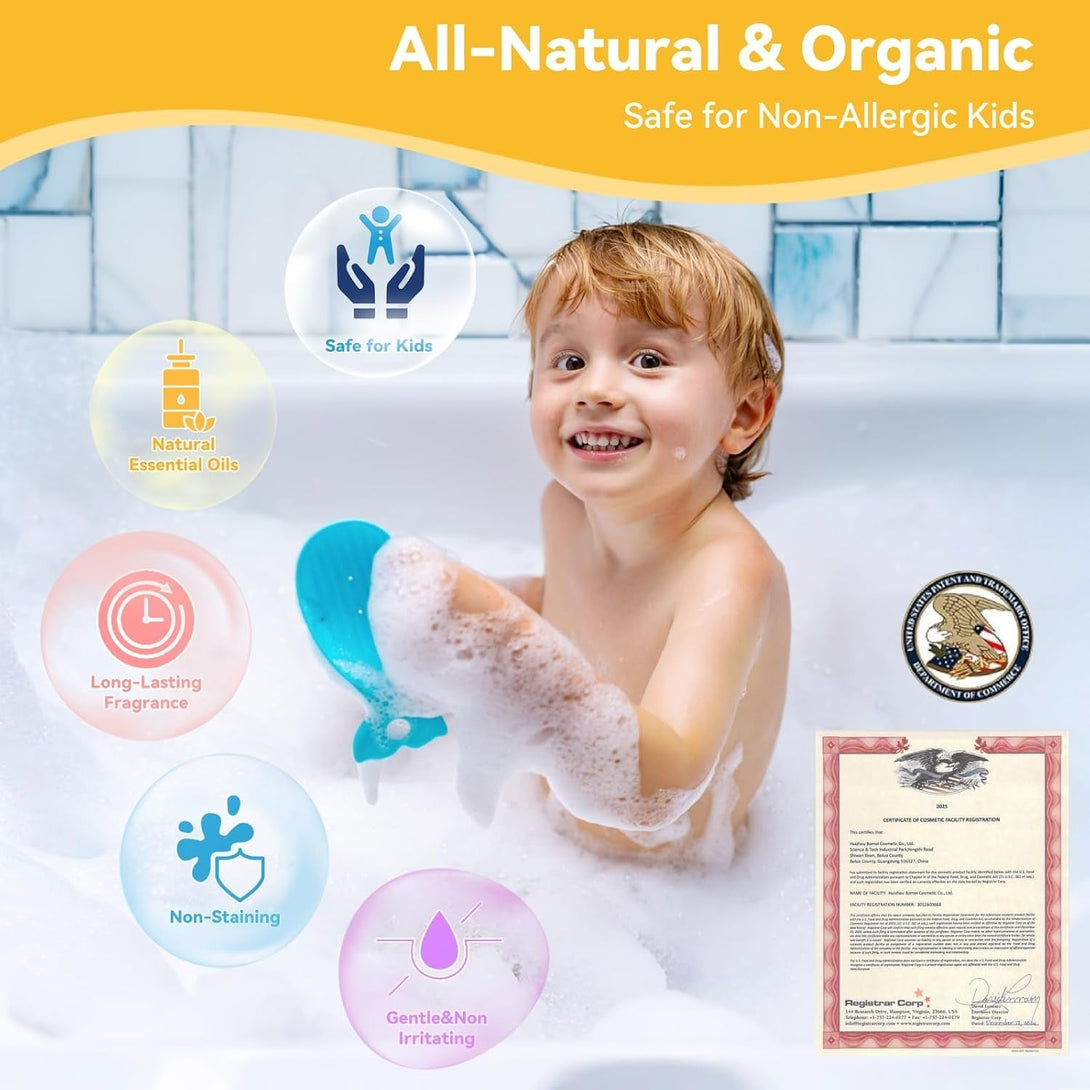 Easter Bath Bombs with Surprise Inside: 9 Pcs Natural Organic Egg Bunny Shaped Basket Stuffers for Kids Girls Boys Bubble Bathbombs Fruit Scented Spa Birthday Gift Set Party Favors Children Prize