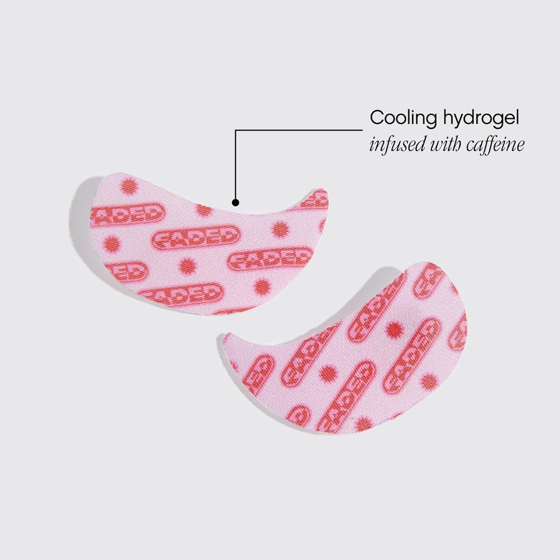 Topicals Faded Brightening under Eye Masks | Revitalizing Patches to Depuff, Hydrate, and Illuminate | Diminishes Dark Circles and Fine Lines | Made with Kojic Acid, Caffeine & Niacinamide