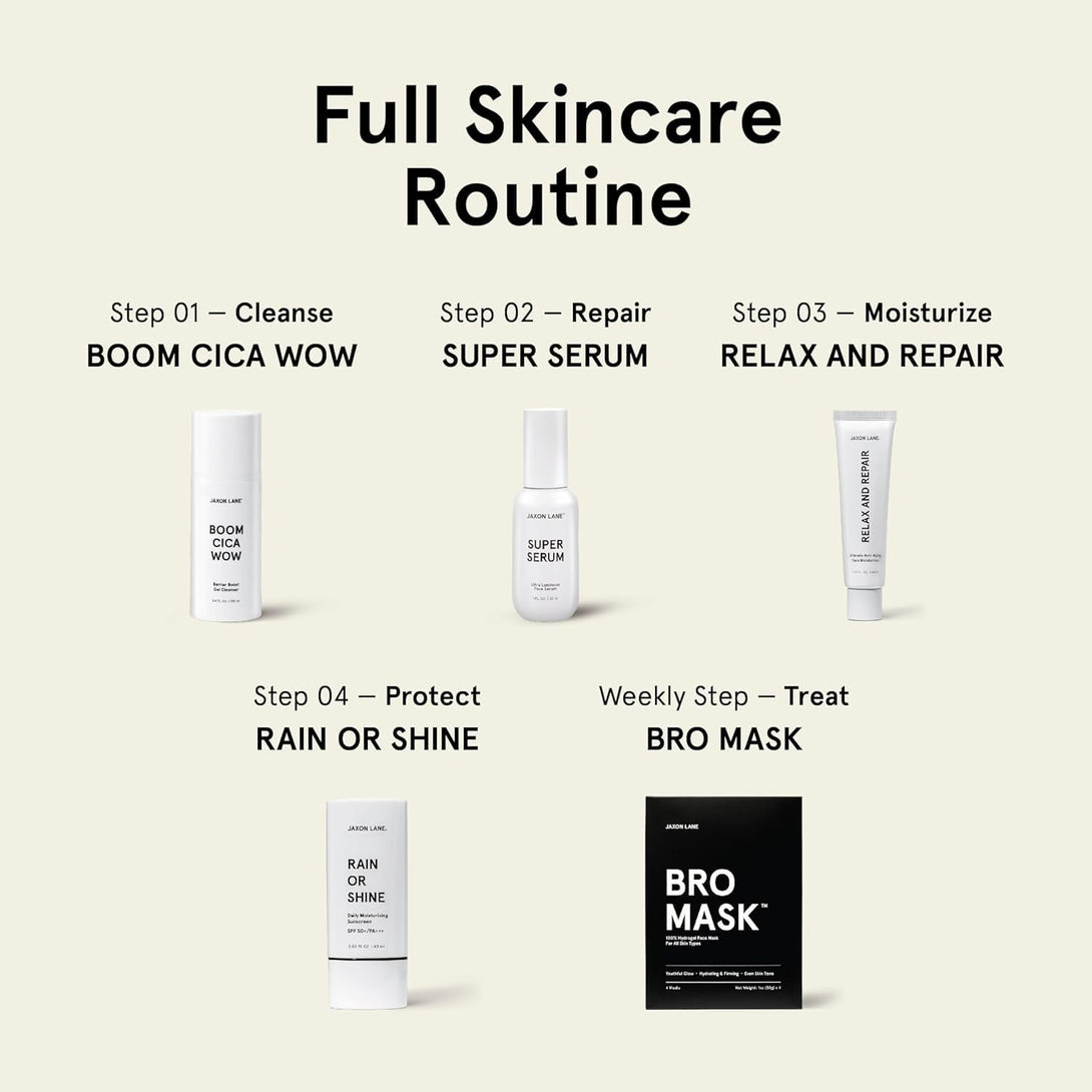 BRO MASK: Korean Face Mask for Men | 2 Pc. Hydrating anti Aging Sheet Masks Contains Vitamin C, Vitamin E, Hyaluronic Acid, Hydrolyzed Collagen for Face Care & Acne Treatment (4 Pack)