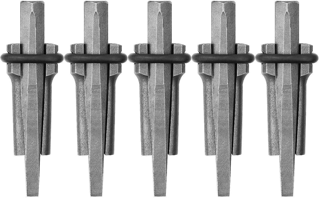 5 Packs of Heavy Duty Wedge and Feather Shims, Abuff 3/4 Inch Plug Shim and Wedge Concrete Rock Stone Splitter Hand Tools