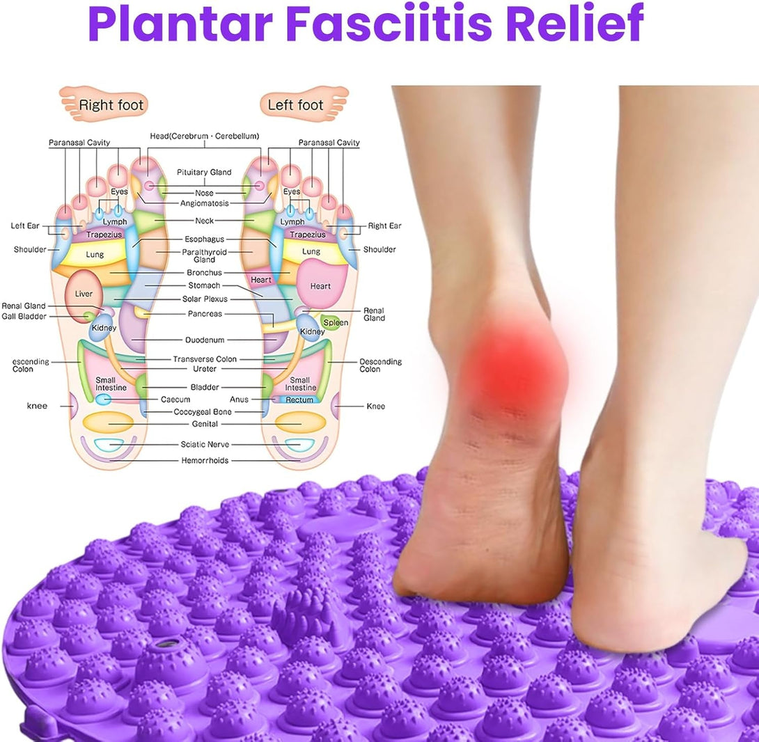 Foot Massager for Plantar Fasciitis,Foot Arch and Heel Pain, Reflexology Tool,Deep Tissue Muscle Massage,Acupressure Trigger Point Therapy, Heel Arch Arthritis,Gifts for Mom and Dad