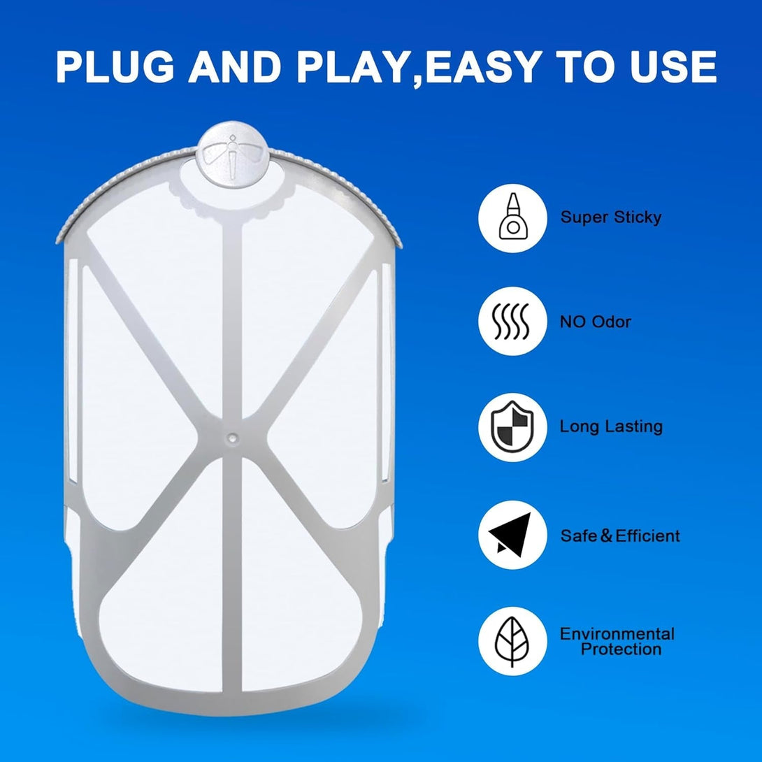 BAIMNOCM 16 Pack Refills Cartridge Compatible with Zevo Flying Insect Trap M364 M364A and Max, White