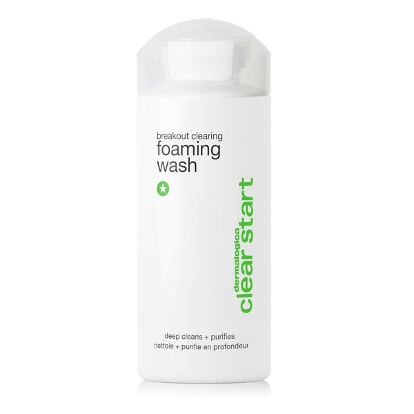 Dermalogica Clear Start Breakout Clearing Foaming Wash - Acne Face Wash with Salicylic Acid & Tea Tree Oil - Dive into Pores to Clear, Soothe, & Energize