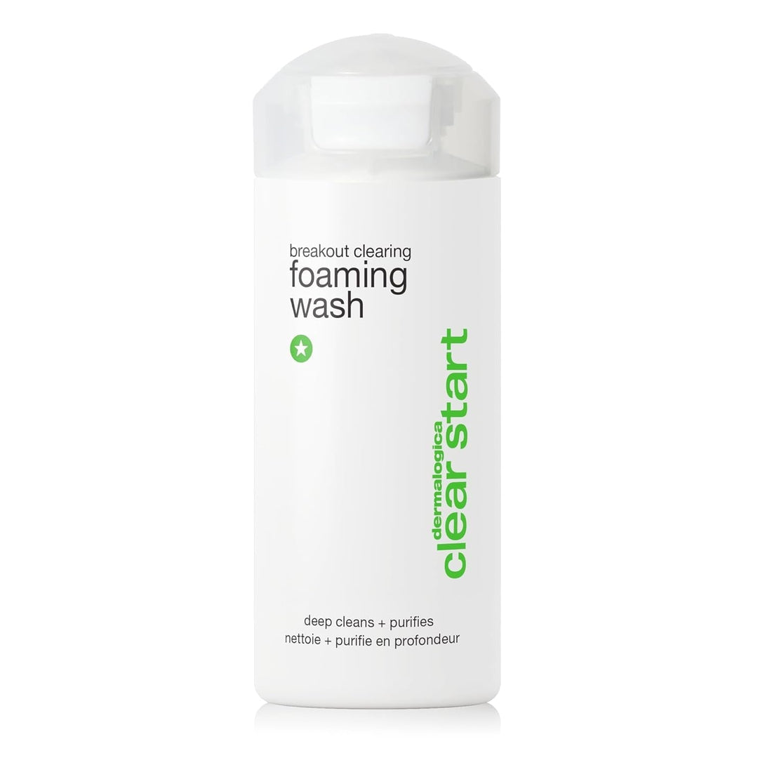Dermalogica Clear Start Breakout Clearing Foaming Wash - Acne Face Wash with Salicylic Acid & Tea Tree Oil - Dive into Pores to Clear, Soothe, & Energize