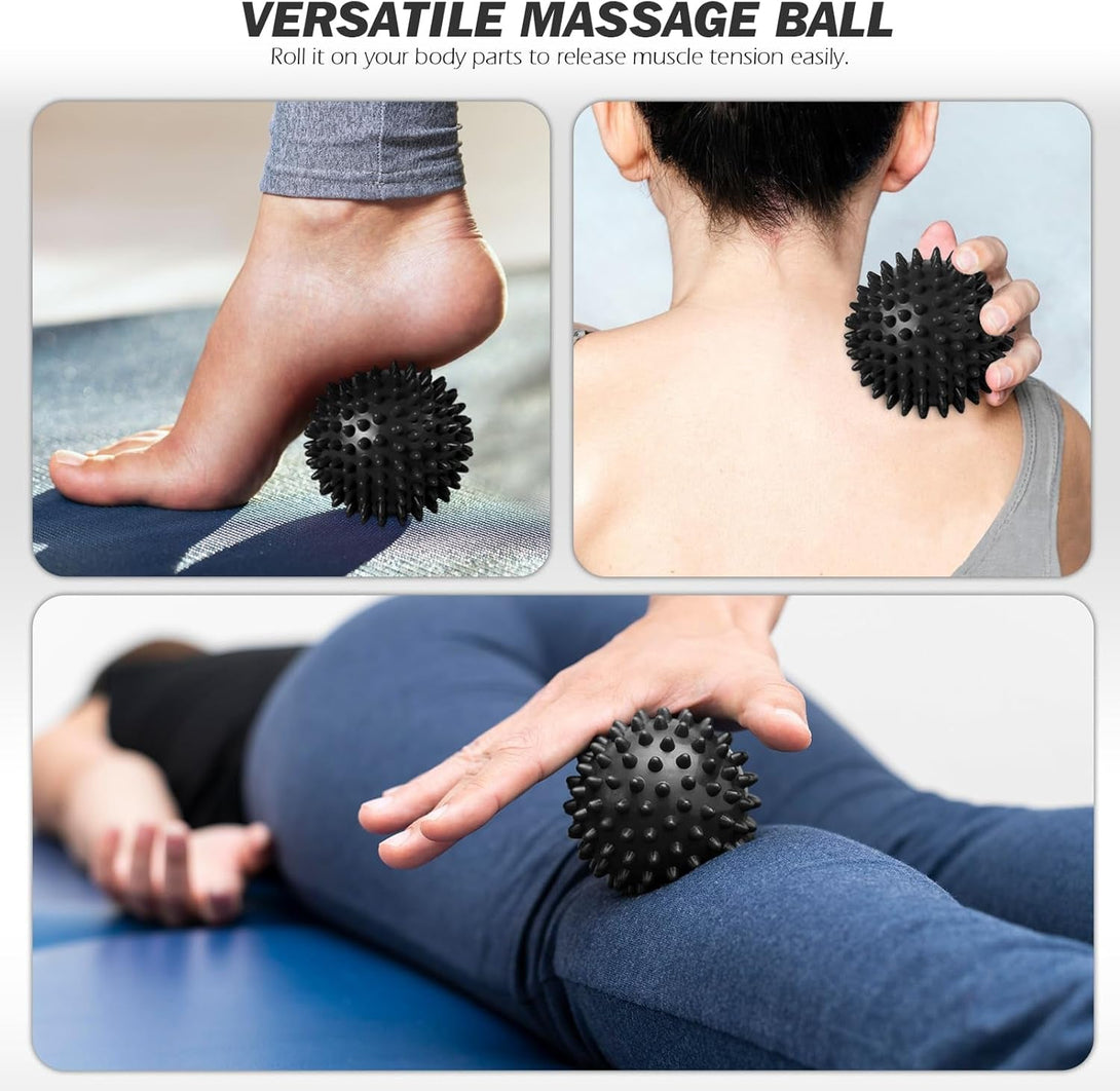 Acupressure Mat and Pillow Set with Oxford Bag, for Neck Back Pain, Muscle Relaxation Stress Relief, Relieve Sciatica and Pain Relief Set (Purple)