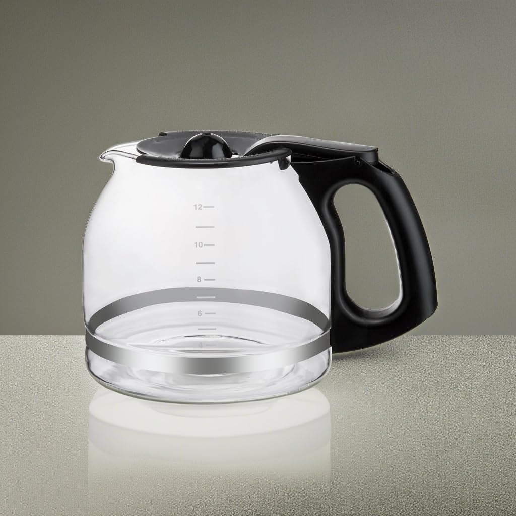12-CUP Glass Replacement Coffee Carafe ONLY for KEURIG K-DUO Single Serve & Carafe Coffee Maker | NOT the K-Duo Essentials Model