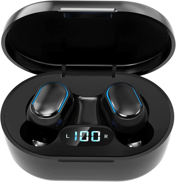 Wireless Earbuds, Bluetooth 5.3 Headphones Hifi Deep Bass with Mic ,120H Playtime LED Display ,IPX7 Waterproof Button Control True Wireless Earphones,One-Step Pairing,In-Ear Noise Reduction Headset