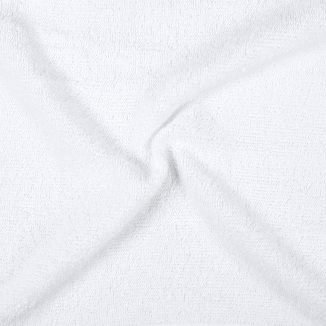 Amazon Basics Fast Drying Cotton Washcloths for Bathroom, Machine Washable, Soft and Highly Absorbent, 12 X 12 In, White, 24-Pack