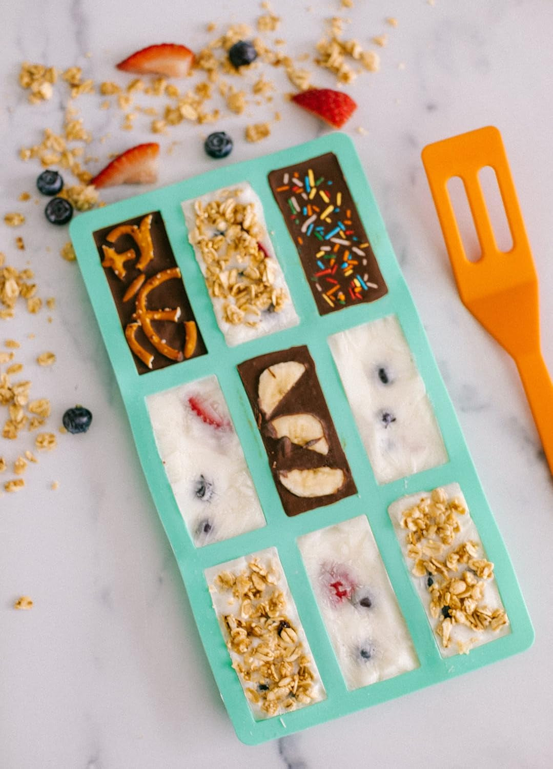 Handstand Kitchen Snack Time 10-Piece Snack Bar Making Set with Including Reusable Beeswax Wraps