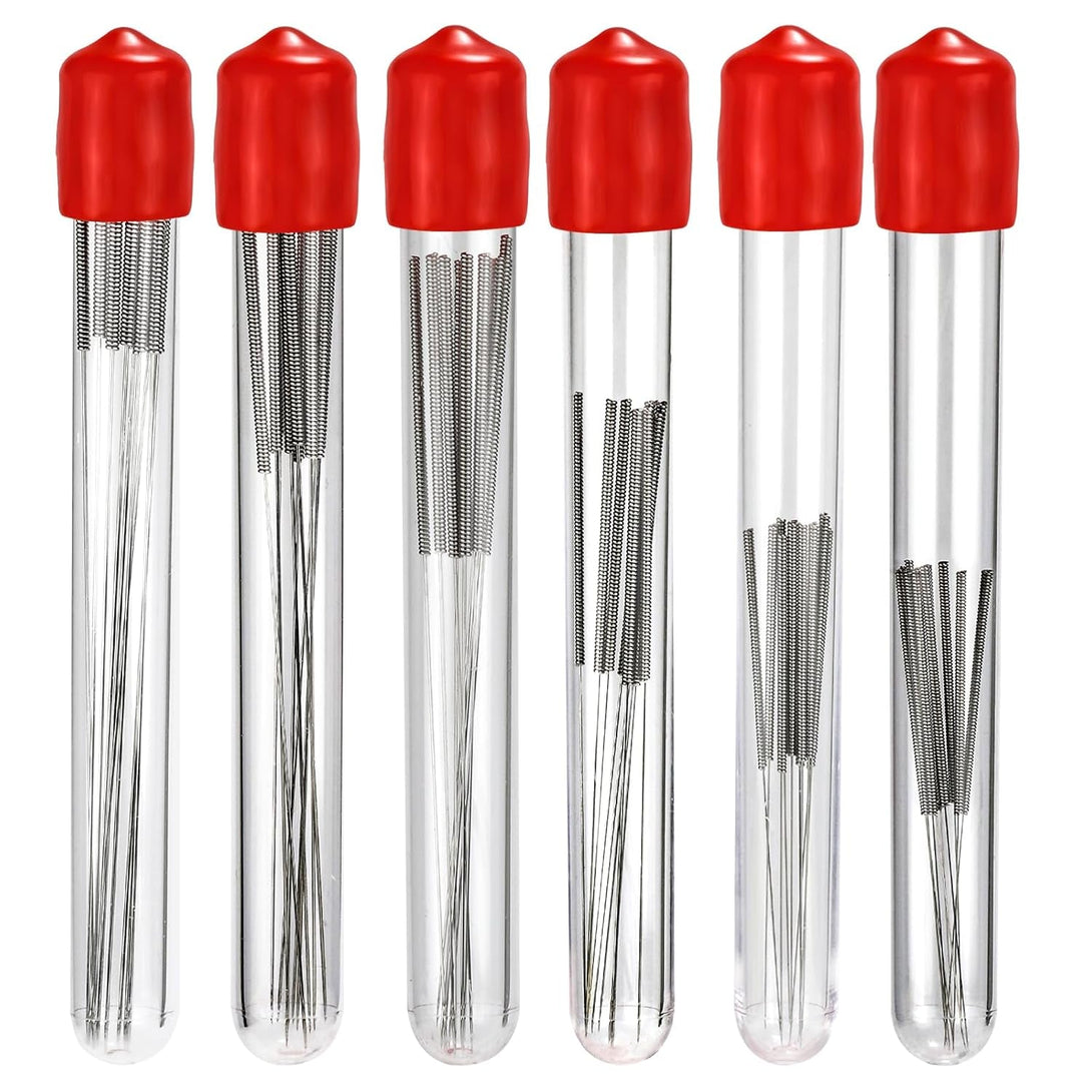 60Pcs 3D Printer Nozzle Cleaning Kit, 0.15/0.2/0.25/0.3/0.35/0.4Mm Stainless Steel 3D Printing Nozzle Needles 3D Printer Nozzle Cleaning Needles for 3D Printer Accessory