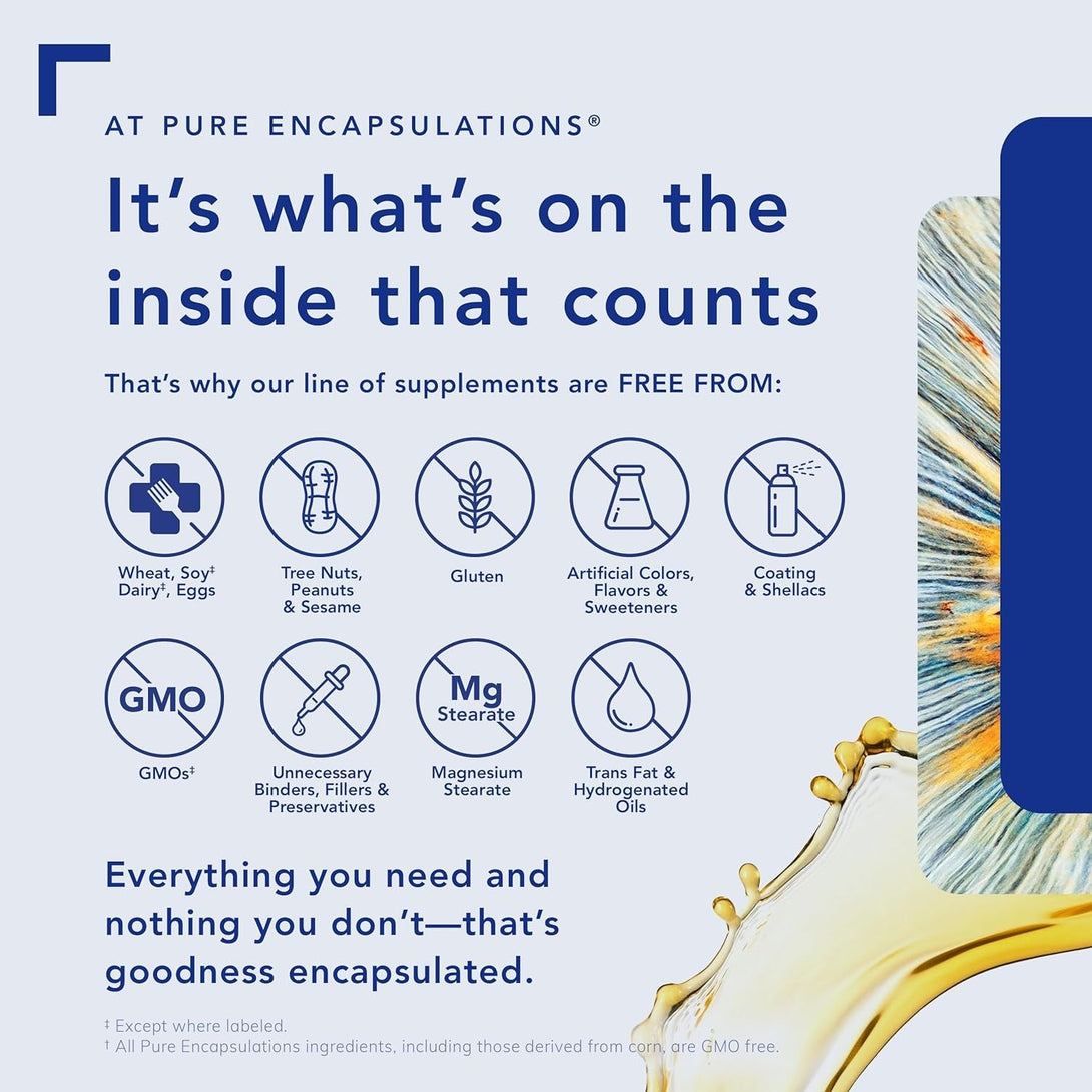 Pure Encapsulations Melatonin 20 Mg - Not Intended for Sleep Support - for Immune System & Healthy Cells - 99.5% Purity Melatonin - Gluten Free & Non-Gmo - 60 Capsules