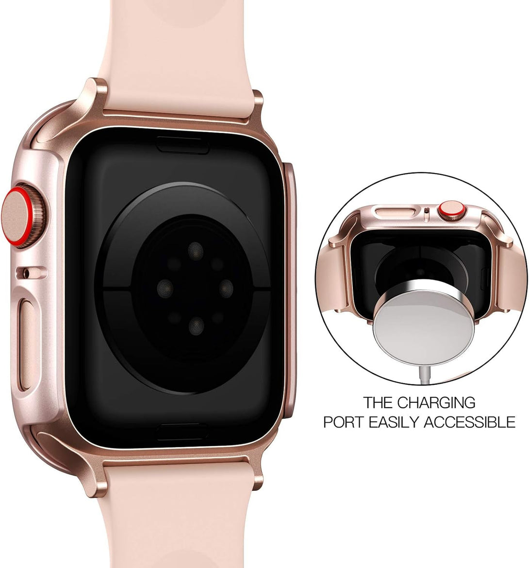 6 Pack Case for Apple Watch SE (2023 New) SE (2Nd Gen)/6/Se/5/4 40Mm with Tempered Glass Screen Protector, Hard PC Ultra-Thin Scratch Resistant Protective Cover for Iwatch 40Mm Accessories