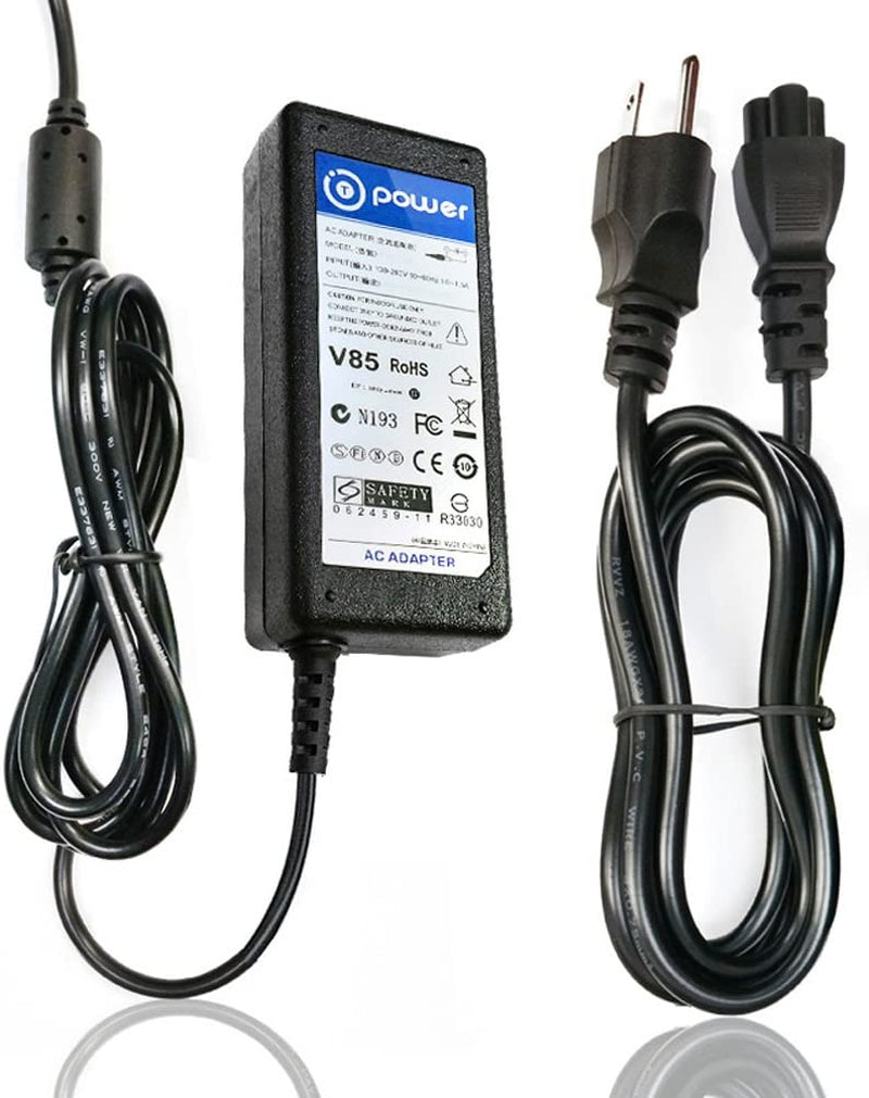 T POWER 12V Charger for AOC LED LCD 16" 20" 22" 23" 24" 27" Monitor E2043Fk E2043FK-DT E2243FWK E2343FK E2243FW I2353PH E2351F LM720 LM729 LM800 LM914 Ac Dc Adapter Power Supply Cord