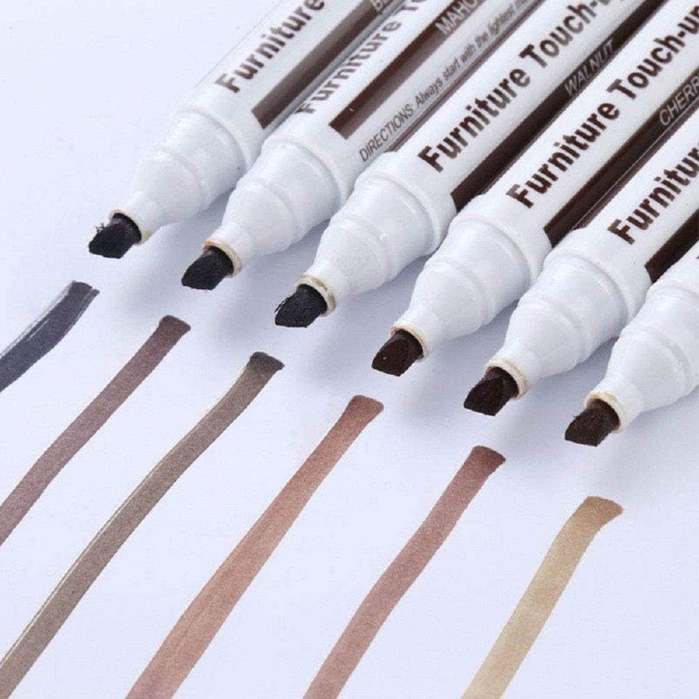 1Pc Furniture Repair Wood Cabinet Floor Touch up Markers Scratch Filler Remover - Mahogany Wood Polish and Care Wood Floor Markers 95) (Mahogany)
