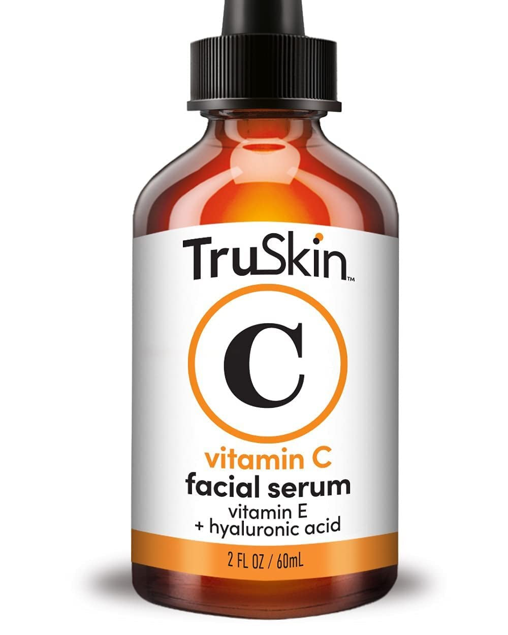 Truskin Vitamin C Serum for Face – anti Aging Formula with Vitamin C, Hyaluronic Acid, Vitamin E – Brightening Serum – Improve Appearance of Dark Spots, Tone, Fine Lines & Wrinkles, 2 Fl Oz