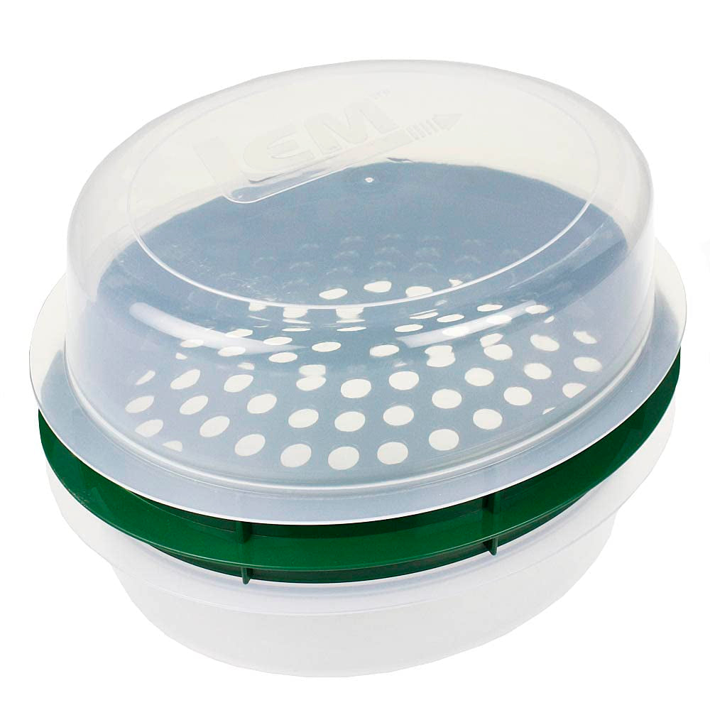 LEM Products Batter Bowl, Translucent and Green
