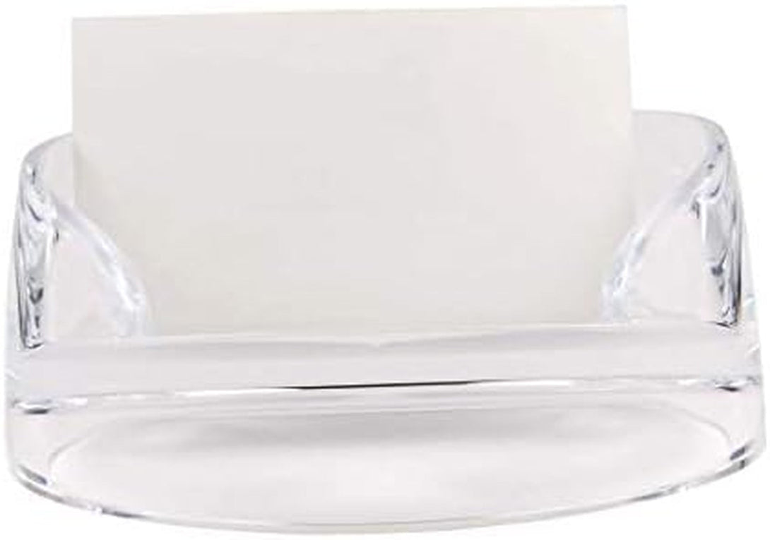 Acrylic Card Holder, Business Card Holder | Office Supplies, Desk Accessories | Brighten up Your Table- Clear
