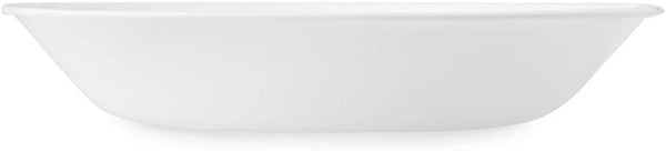 Corelle Vitrelle 6-Piece Bowl Set, Triple Layer Glass and Chip Resistant, 20-Oz Lightweight round Bowls, Winter Frost White