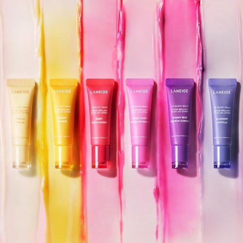 LANEIGE Lip Glowy Balm: Sheer Tinted Lip Moisturizer with Shea Butter, for Hydrating Shine & Soft Lips Berry