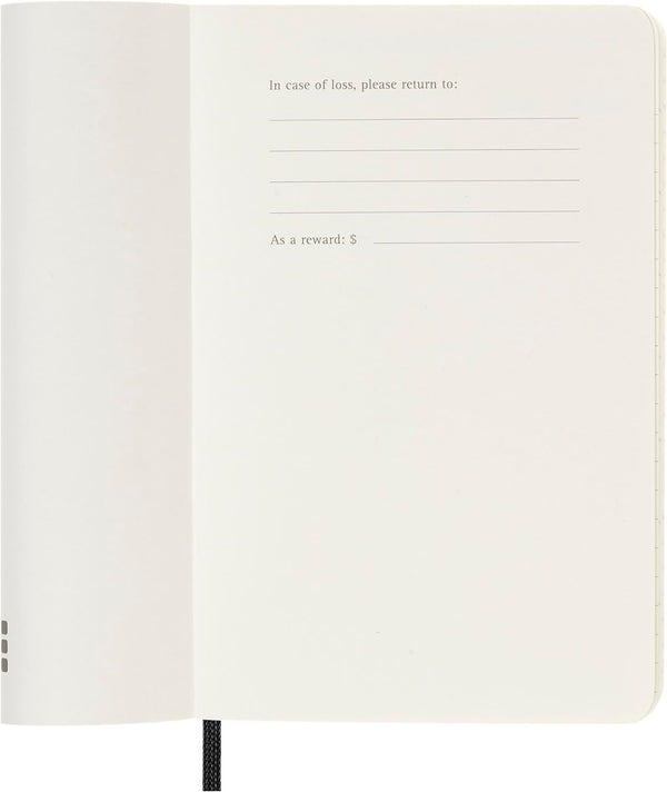 Moleskine Classic 12 Month 2025 Daily Planner, Soft Cover, Pocket (3.5" X 5.5"), Black, 400 Pages