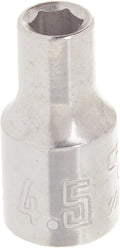 CRAFTSMAN Shallow Socket, Metric, 1/4-Inch Drive, 4.5Mm, 6-Point (CMMT99101)