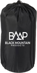 Black Mountain Products Acupressure Mat with Pillow & Carrying Bag - Acupressure Mat for Trigger Pt. Massage Therapy, Black
