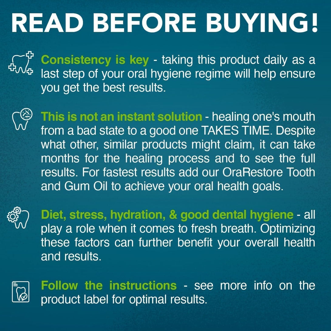 Oral Probiotics for Mouth Bad Breath Treatment for Adults; Dentist Formulated Dental Probiotics for Teeth and Gums Health & Chronic Halitosis with BLIS K12 M18, 60 Chewable Oral Health Tablets Mint