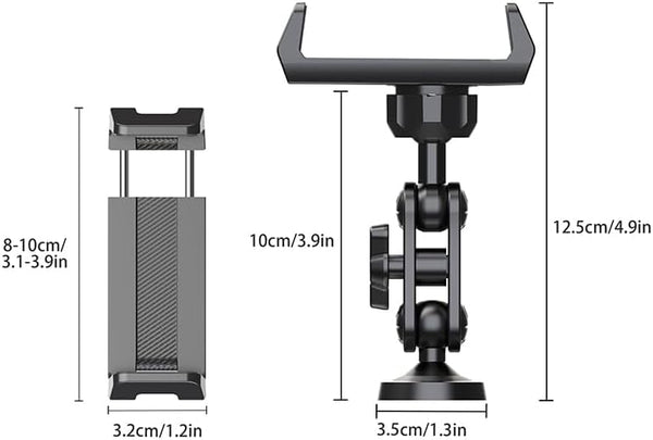 Gym Magnetic Phone Holder Mount,360 Adjustable, Magnet Base Phone Mount, Attracts to Ferrous Metal Surface,Magnet Phone Mount for Gym Workout
