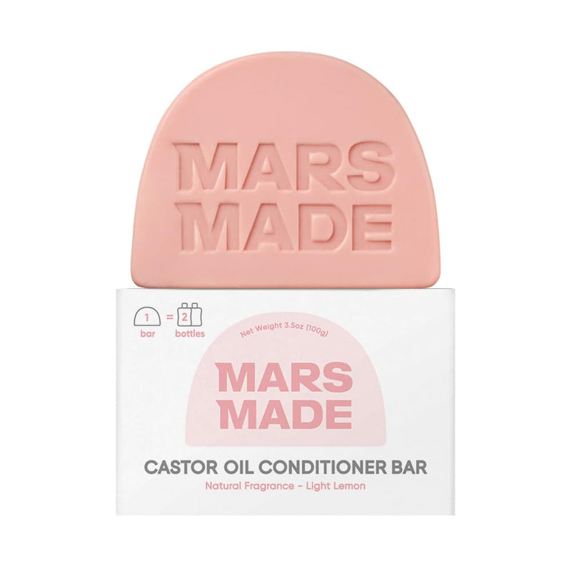 Castor Oil Conditioner Bar - Nourishing & Soothing Natural Deep Conditioner for All Hair Types - Hair Moisturizing, Cleansing Solid Soap Bar -