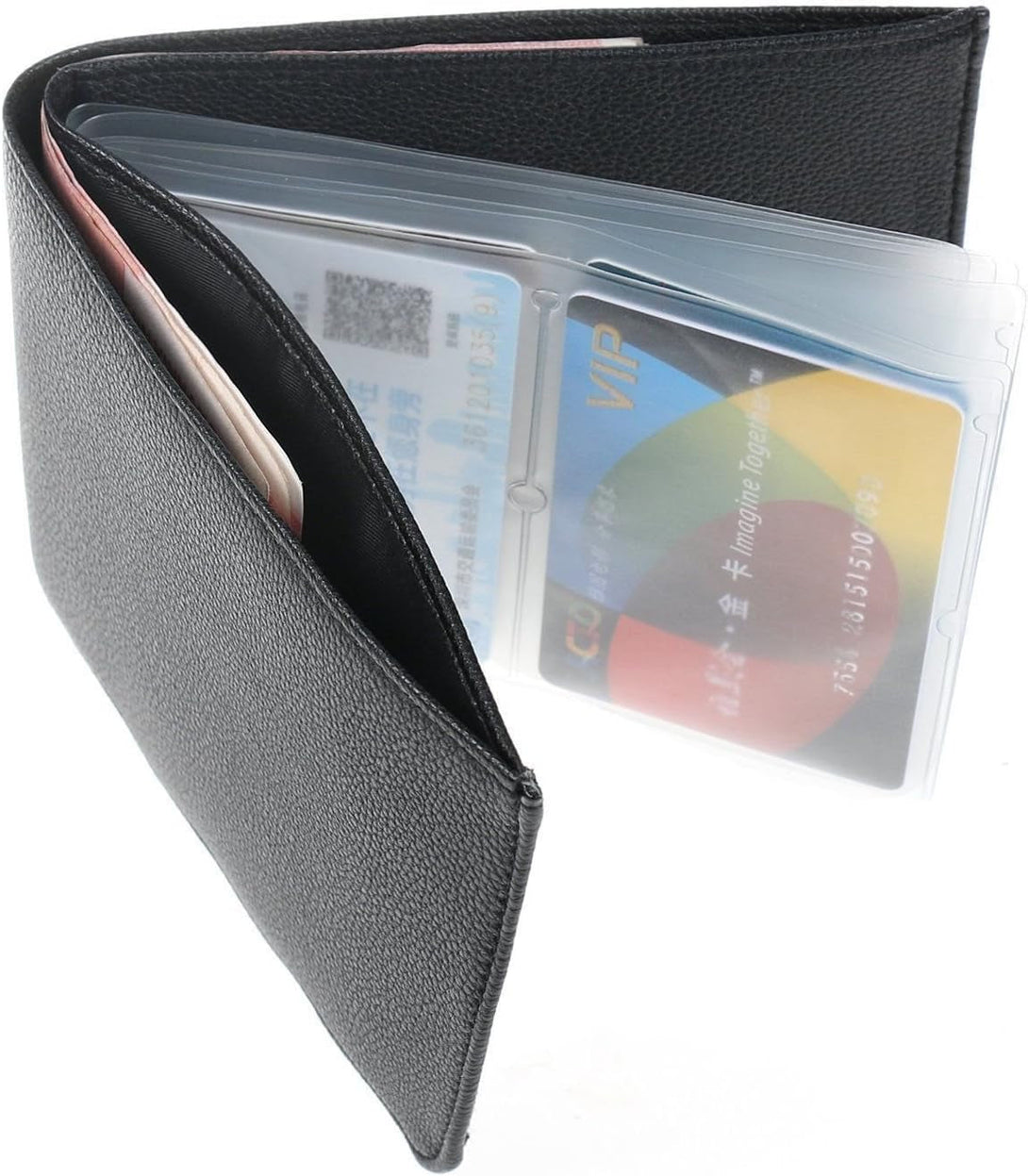 Amazing Men and Women Slim Leather Wonder Wow Wallet - Credit Card Protector - RFID Blocking Case